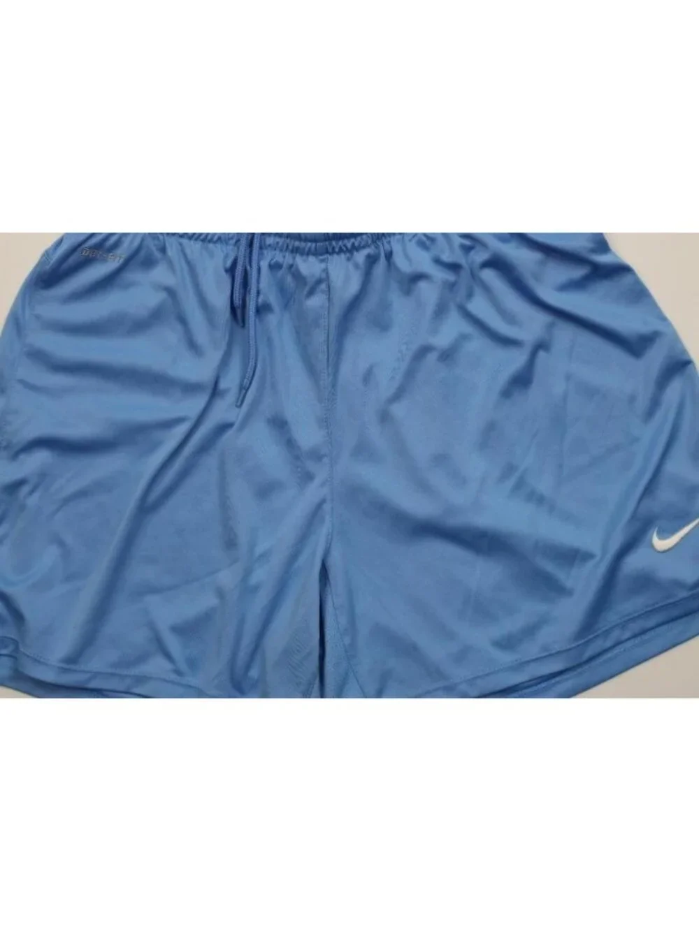 Vintage Y2K Nike Mens Medium Above Knee Running Jogging Soccer Shorts Light Blue